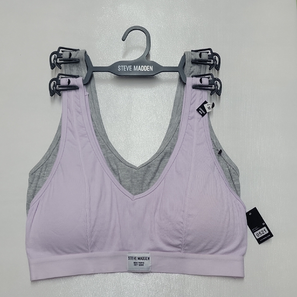 Steve Madden Women's Intimates Set - Lavender and Gray